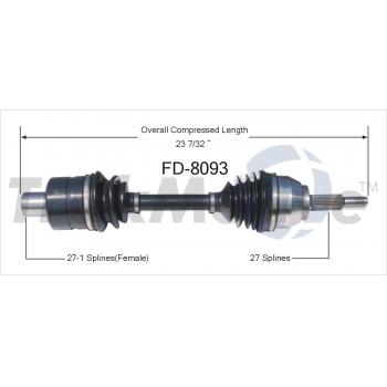 2002 Mercury Mountaineer CV Axle Shaft