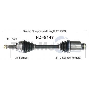 2013 Ford Edge CV Axle Shaft