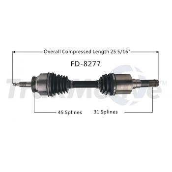 2019 Ford F-150 CV Axle Shaft Front Left TrakMotive FD8277 image 1 of 3