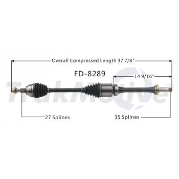 2015 Ford C-Max CV Axle Shaft