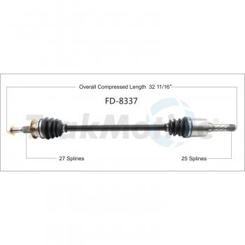 2018 Lincoln MKZ CV Axle Shaft