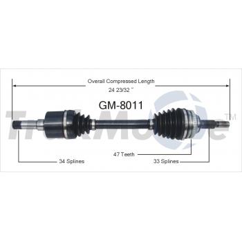 1994 Saturn SW1 CV Axle Shaft