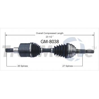 1997 Chevrolet Blazer CV Axle Shaft