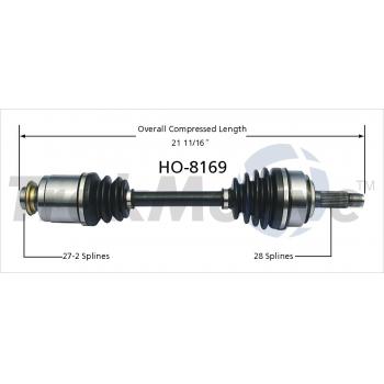 2007 Acura TSX CV Axle Shaft