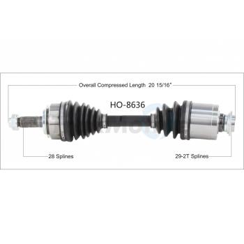2019 Acura ILX CV Axle Shaft
