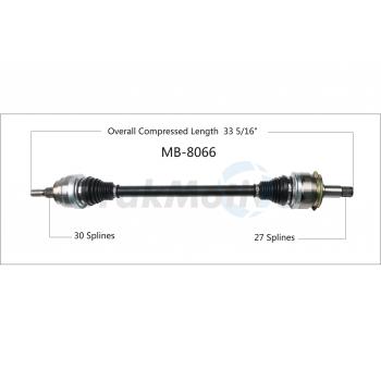 2015 Mercedes-Benz ML400 CV Axle Shaft Rear Left TrakMotive MB8066 image 1 of 3