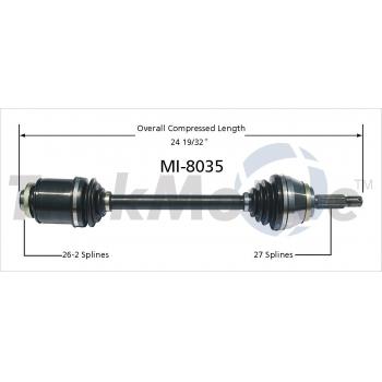 1992 Dodge Stealth CV Axle Shaft