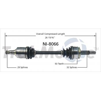 1997 Mercury Villager CV Axle Shaft