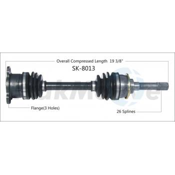 1995 Suzuki Sidekick CV Axle Shaft