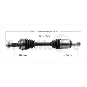 2010 Lexus LX570 CV Axle Shaft