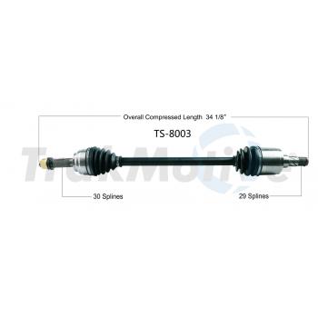 2021 Tesla S CV Axle Shaft