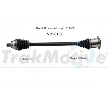 2013 Volkswagen Golf CV Axle Shaft Front Right TrakMotive VW8127 image 1 of 3