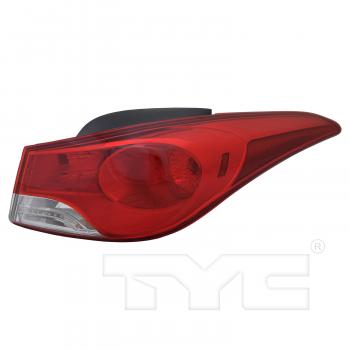 2012 Hyundai Elantra Tail Light Assembly Right Outer TYC 111183100 image 1 of 4