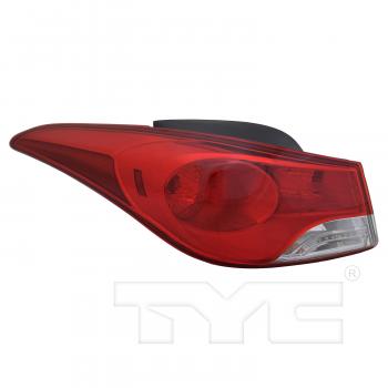 2012 Hyundai Elantra Tail Light Assembly Left Outer TYC 111183200 image 1 of 4