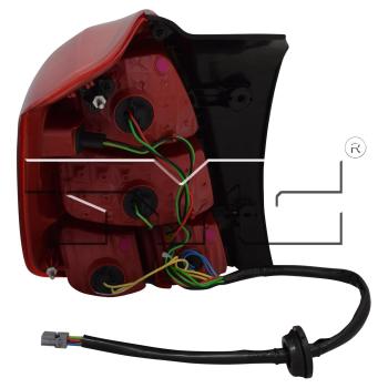 2014 Chevrolet Trax Tail Light Assembly Right TYC 1112433009 image 1 of 3