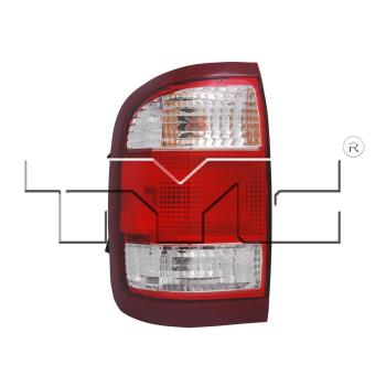 2001 Nissan Pathfinder Tail Light Assembly Left TYC 11535200 image 2 of 2