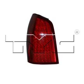 2003 Cadillac DeVille Tail Light Assembly Left TYC 11594000 image 2 of 2