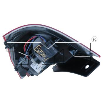 2007 Dodge Magnum Tail Light Assembly Left TYC 116116009 image 4 of 4