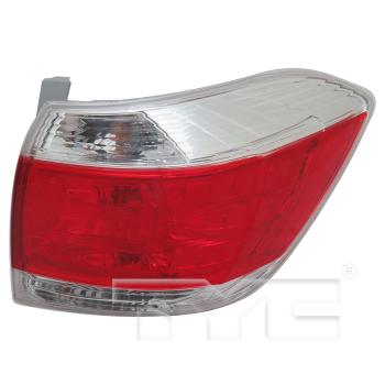 2011 Toyota Highlander Tail Light Assembly Right TYC 116349009 image 1 of 4