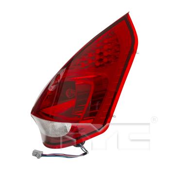 2011 Ford Fiesta Tail Light Assembly Right TYC 11638100 image 3 of 4