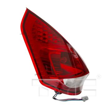 2011 Ford Fiesta Tail Light Assembly Left TYC 11638200 image 3 of 4