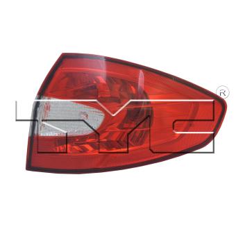 2011 Ford Fiesta Tail Light Assembly Right Outer TYC 116383001 image 1 of 1