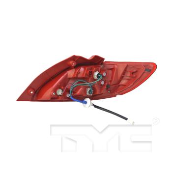 2011 Mazda 2 Tail Light Assembly Left TYC 11647400 image 2 of 4
