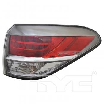 2013 Lexus RX350 Tail Light Assembly Right Outer TYC 116533009 image 1 of 4