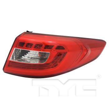 2017 Hyundai Sonata Tail Light Assembly Right Outer TYC 11672300 image 1 of 4