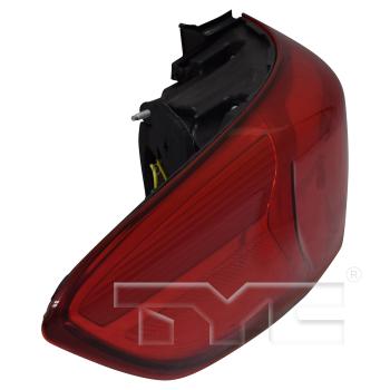 2017 Hyundai Sonata Tail Light Assembly Left Outer TYC 11672400 image 4 of 4