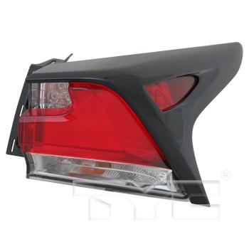 2016 Lexus NX200t Tail Light Assembly