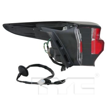 2016 Lexus NX200t Tail Light Assembly Right Outer TYC 11676900 image 3 of 4