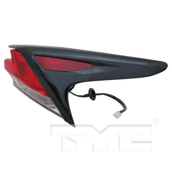 2016 Lexus NX200t Tail Light Assembly Right Outer TYC 11676900 image 4 of 4