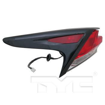 2016 Lexus NX200t Tail Light Assembly Left Outer TYC 11677000 image 4 of 4