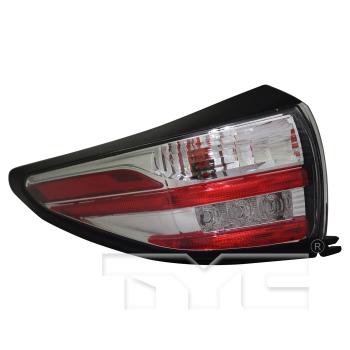 2016 Nissan Murano Tail Light Assembly Left Outer TYC 11677200 image 1 of 4