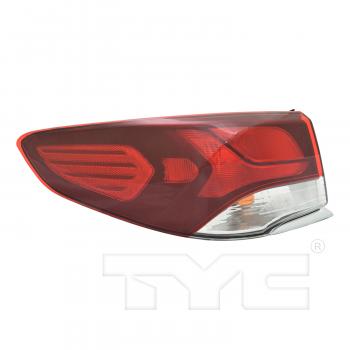 2019 Hyundai Sonata Tail Light Assembly Left Outer TYC 119036009 image 1 of 4