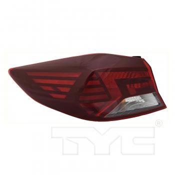2020 Hyundai Elantra Tail Light Assembly Left Outer TYC 119084009 image 1 of 4