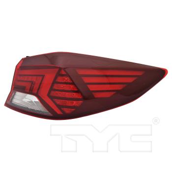 2020 Hyundai Elantra Tail Light Assembly Right Outer TYC 11915900 image 1 of 4