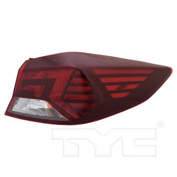 2020 Hyundai Elantra Tail Light Assembly Right Outer TYC 119163009 image 1 of 4