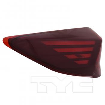 2020 Hyundai Elantra Tail Light Assembly Left Outer TYC 11916400 image 4 of 4