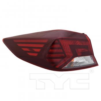 2020 Hyundai Elantra Tail Light Assembly Left Outer TYC 119164009 image 1 of 4