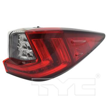 2018 Lexus RX450h Tail Light Assembly Right Outer TYC 11918900 image 1 of 4