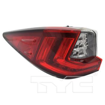 2018 Lexus RX450h Tail Light Assembly Left Outer TYC 11919000 image 1 of 4