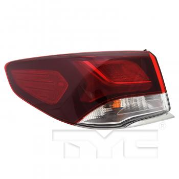 2019 Hyundai Sonata Tail Light Assembly Left Outer TYC 11919200 image 1 of 4