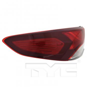 2019 Hyundai Sonata Tail Light Assembly Left Outer TYC 11919200 image 4 of 4