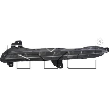 2017 Hyundai Sonata Daytime Running Light Left TYC 125334009 image 3 of 4