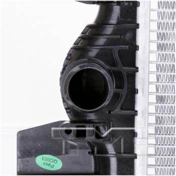 2013 Lincoln MKZ Radiator Primary TYC 13320 image 3 of 4