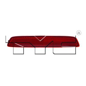 2014 Chevrolet Trax Reflector Assembly Rear Left TYC 175382009 image 1 of 2