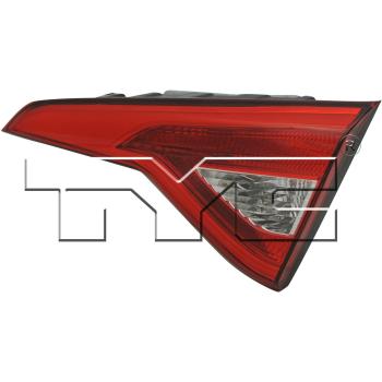 2017 Hyundai Sonata Tail Light Assembly Right Inner TYC 175523009 image 2 of 4