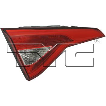 2017 Hyundai Sonata Tail Light Assembly Left Inner TYC 175524009 image 2 of 3